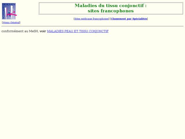 Sites francophones des maladies du tissu conjonctif