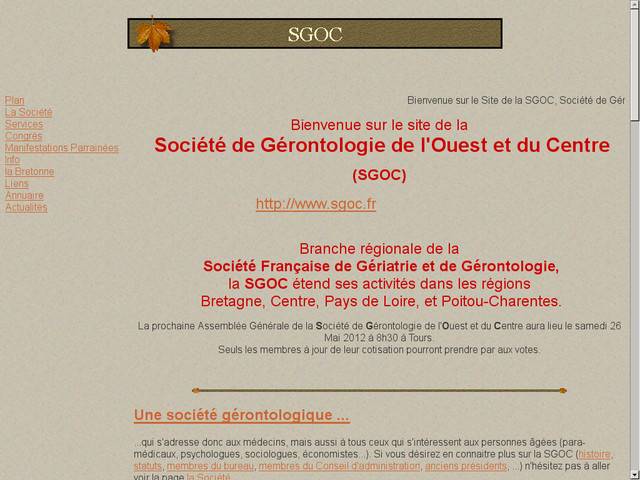 Société de gérontologie de l'ouest et du centre (sgoc)