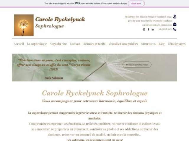 Carole sophrologie
