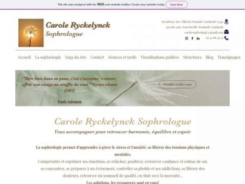 Carole sophrologie