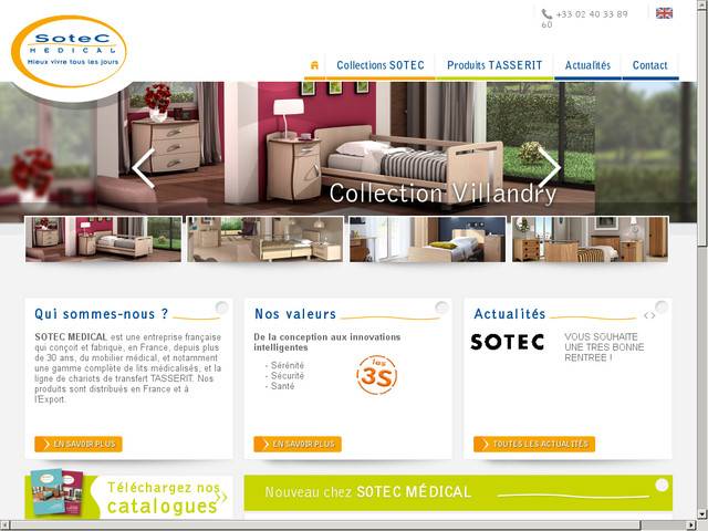 Sotec medical : spécialiste du lit médical