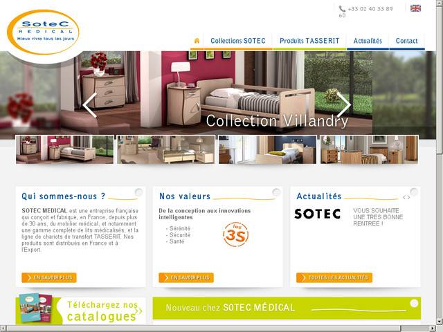 Sotec medical : spécialiste du lit médical