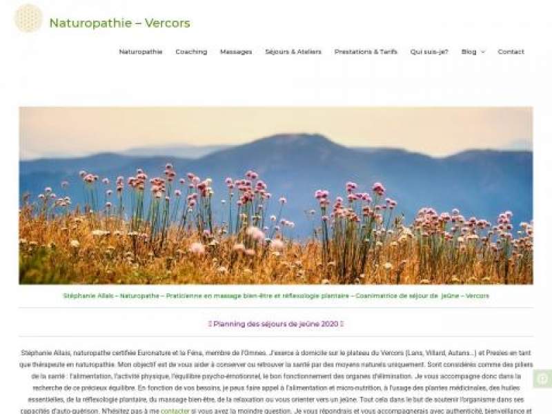 Stéphanie Allais Naturopathe Vercors