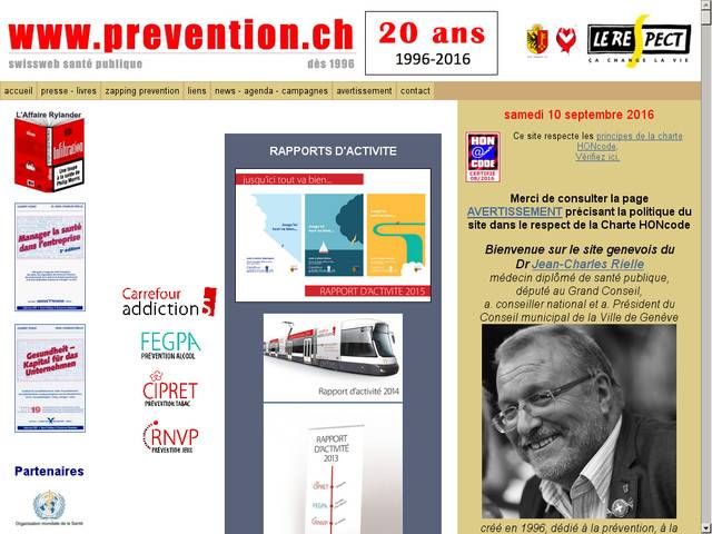 Swissweb de la prévention - zapping prevention