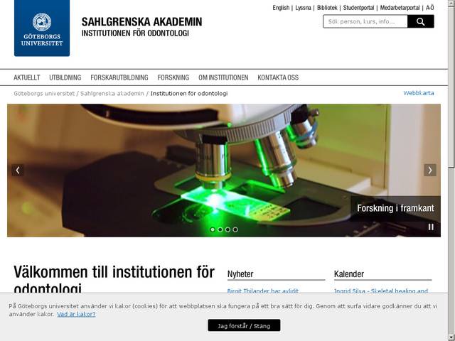 The faculty of odontology