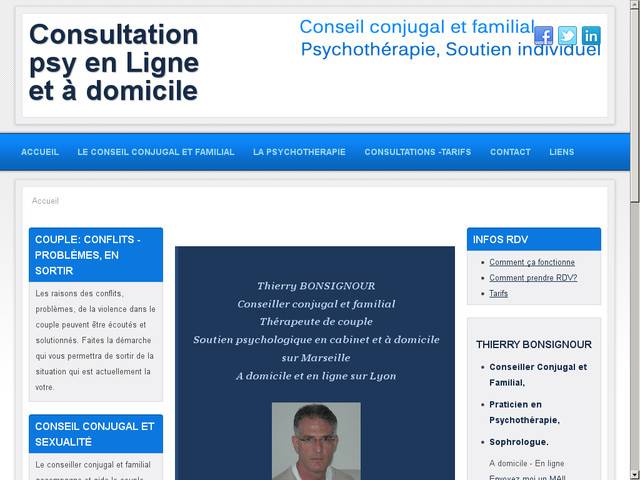 Conseil conjugal et familial, therapie de couple et individuelle en ligne