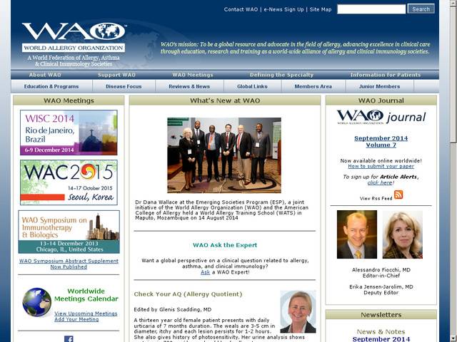 Wao, world allergy organization