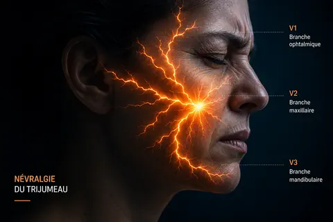 N&eacute;vralgie du trijumeau : diagnostic, traitement et surveillance