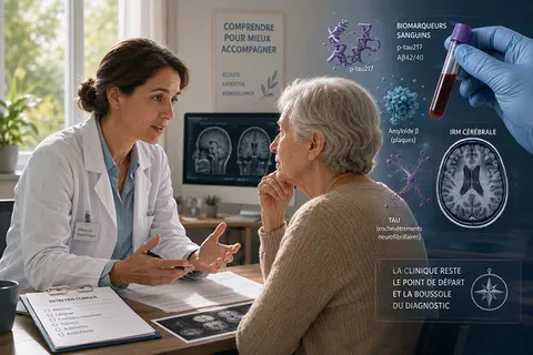 Maladie d&rsquo;Alzheimer : les biomarqueurs redessinent le diagnostic sans effacer la clinique