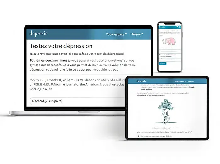 Dépression : Deprexis,une thérapie numérique personnalisée grâce à l’IA bientôt disponible en France 