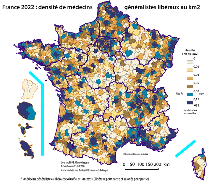 Déserts médicaux : 6000 médecins généralistes font défaut aux campagnes françaises