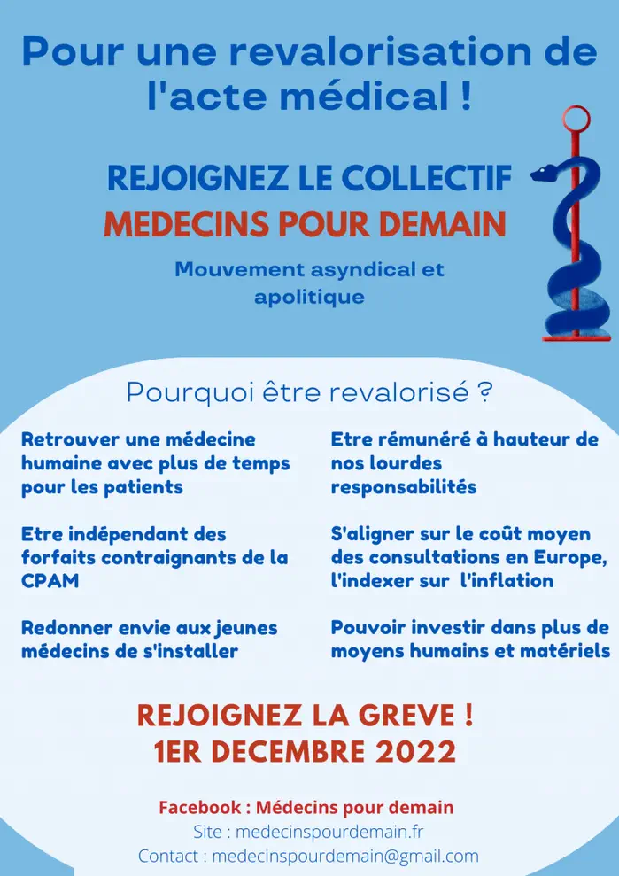 Plus de 8500 médecins libéraux se mobilisent pour la consultation à 50 €