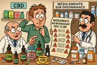 Cannabidiol et traitements médicamenteux : un risque d’interactions à ne pas négliger