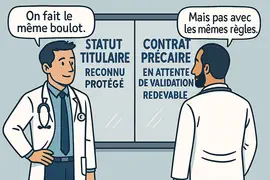 Médecins PADHUE du GHEF : entre précarité et scandale administratif