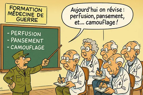 Conflit en Europe : le système de santé français se prépare, révèle Le Canard Enchaîné