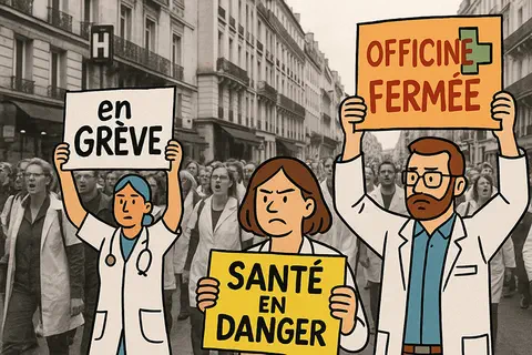 Grève du 18 septembre : les professionnels de santé en première ligne