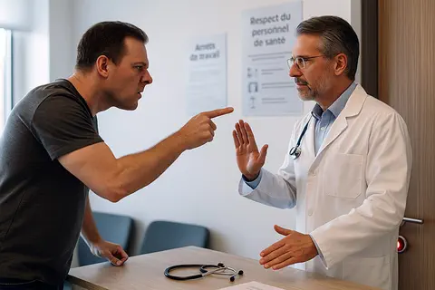 Violences contre les médecins : 2024 confirme la hausse des signalements, en ville comme en établissement