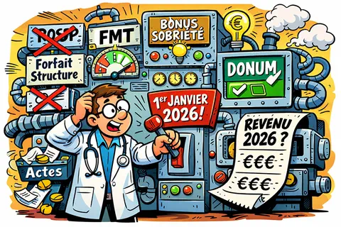 Convention m&eacute;dicale 2024-2029 : la grande redistribution des forfaits et des actes au 1er janvier 2026