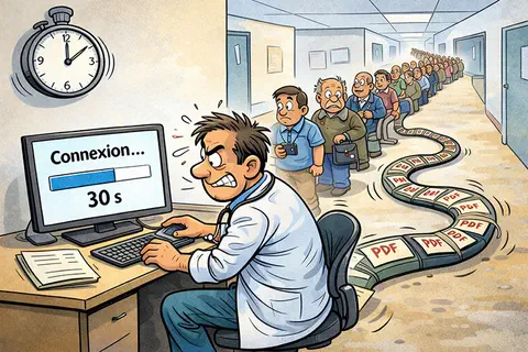 Gr&egrave;ve des m&eacute;decins lib&eacute;raux en janvier 2026 : le DMP au c&oelig;ur de la col&egrave;re