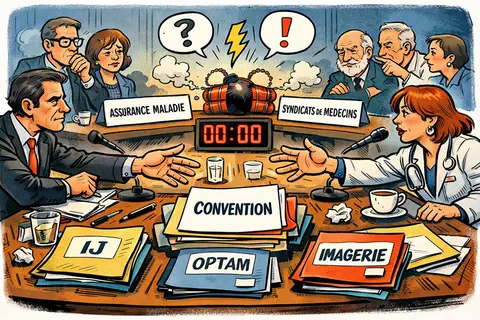 Reprise du dialogue conventionnel : cinq chantiers rouvrent avec les m&eacute;decins lib&eacute;raux