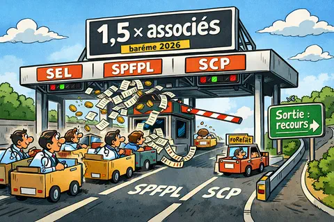 Cotisations ordinales des soci&eacute;t&eacute;s : deux syndicats saisissent le Conseil d&rsquo;&Eacute;tat contre le CNOM