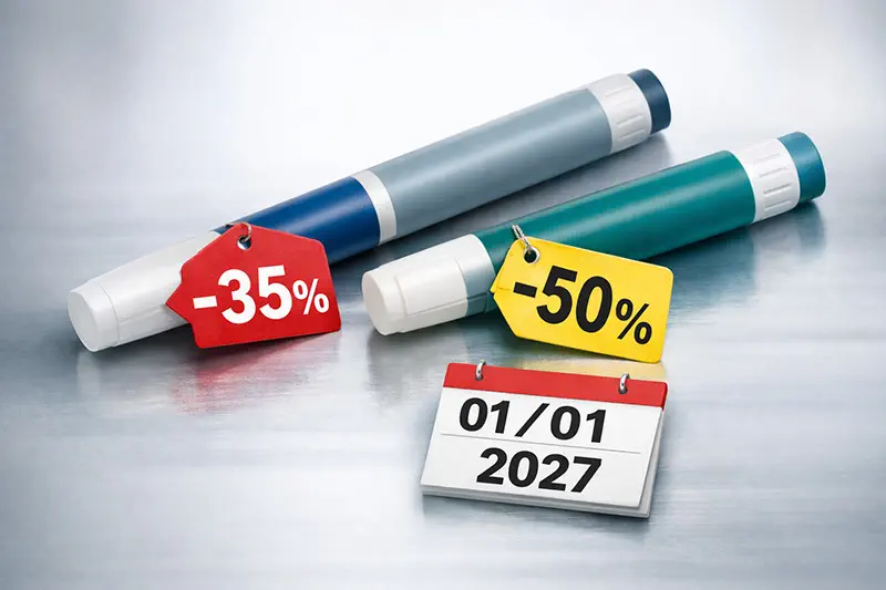 Wegovy et Ozempic : baisse de prix de 35%  50% annonce aux tats-Unis