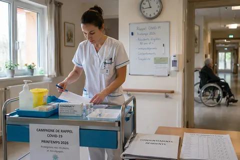 Rappel Covid du printemps 2026 : qui cibler, par quels circuits et dans quel tempo en ville et en EHPAD