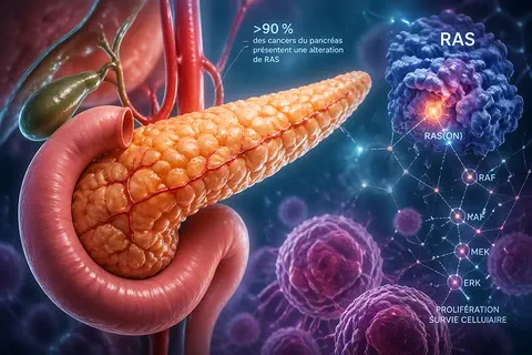 Daraxonrasib : un signal de survie majeur dans le cancer du pancr&eacute;as m&eacute;tastatique pr&eacute;trait&eacute;