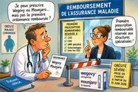 Wegovy et Mounjaro rembours&eacute;s dans l&rsquo;ob&eacute;sit&eacute; : les g&eacute;n&eacute;ralistes &eacute;cart&eacute;s de la premi&egrave;re prescription