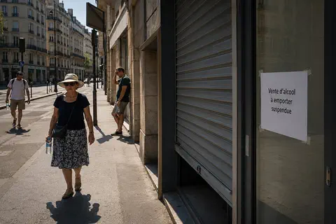 Interdiction de vente d&rsquo;alcool &agrave; Paris : la canicule met les urgences sous tension