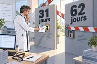 Arr&ecirc;ts de travail : motif m&eacute;dical obligatoire et plafonds de 31 et 62 jours