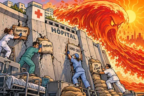 Canicules 2026 : le syst&egrave;me de sant&eacute; a tenu, mais urgences et SAMU-SAS sous forte tension