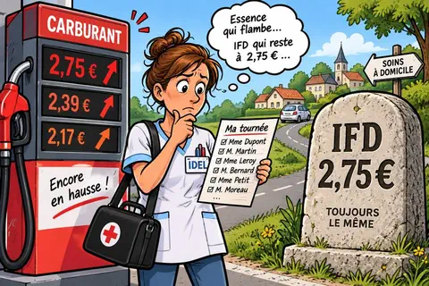 Carburants : 80 &euro; pour les IDEL au-del&agrave; de 100 km par jour, l&rsquo;IFD reste &agrave; 2,75 &euro;
