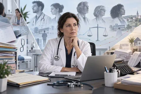 Revenus des m&eacute;decins lib&eacute;raux :  0,6 % par an entre 2017 et 2021, apr&egrave;s  1,9 % entre 2014 et 2017