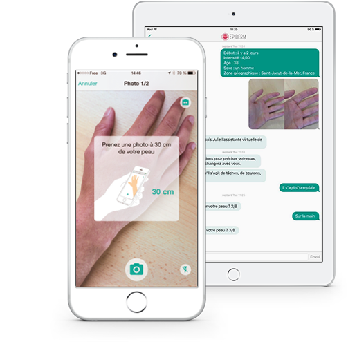 Epiderm, disponible sur iPhone et iPad